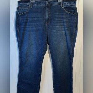 Womens plus size Kut from the kloth "Natalie ab fab bootcut jean Size 22/24W